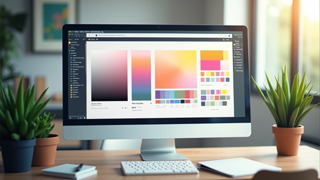 Tool di generazione palette colore da Adobe Color con output visibile