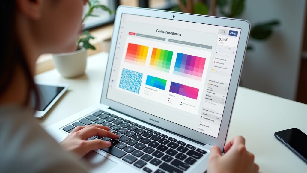 Schermo che mostra test di contrasto WCAG con rapporti ben evidenziati
