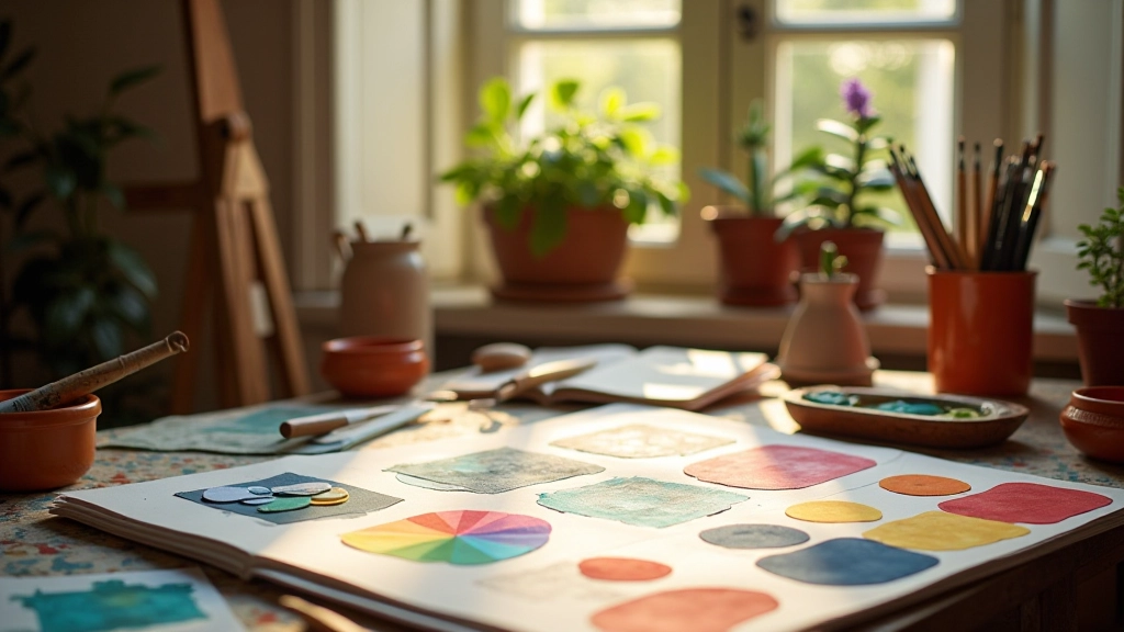 Studio di psicologia del colore nella cultura italiana con campioni di colore e ricerche cromatiche